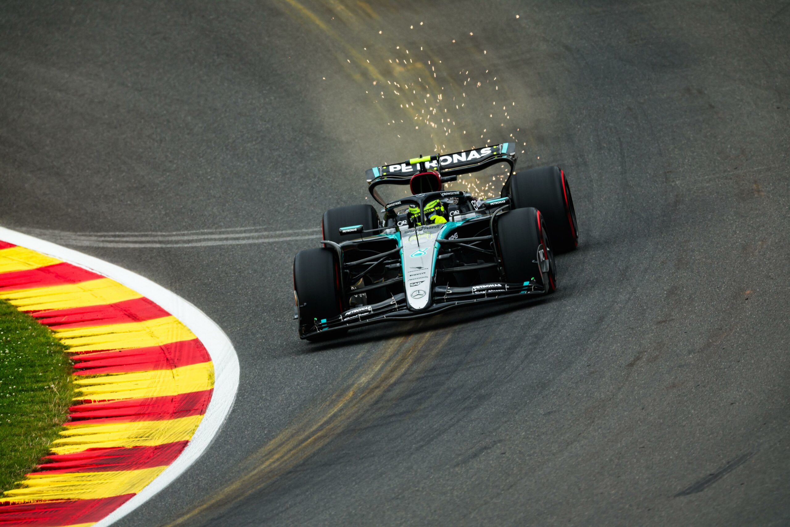 Hamilton Mercedes F1 Belgium Spa Francorchamps Grand Prix 2024 win