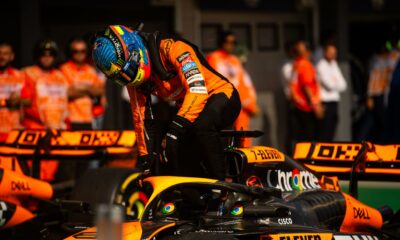 Oscar Piastri McLaren Parc Ferme First Race Win Hungary F1 2024 Race